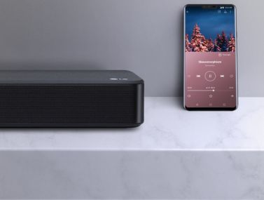 Lifestyle of a soundbar