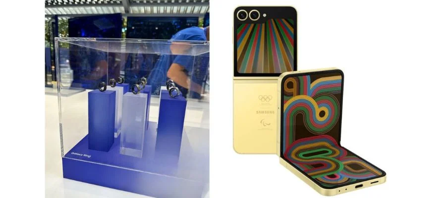 Samsung Galaxy Rings and the Samsung Olympics exclusive Z Flip6 smartphone