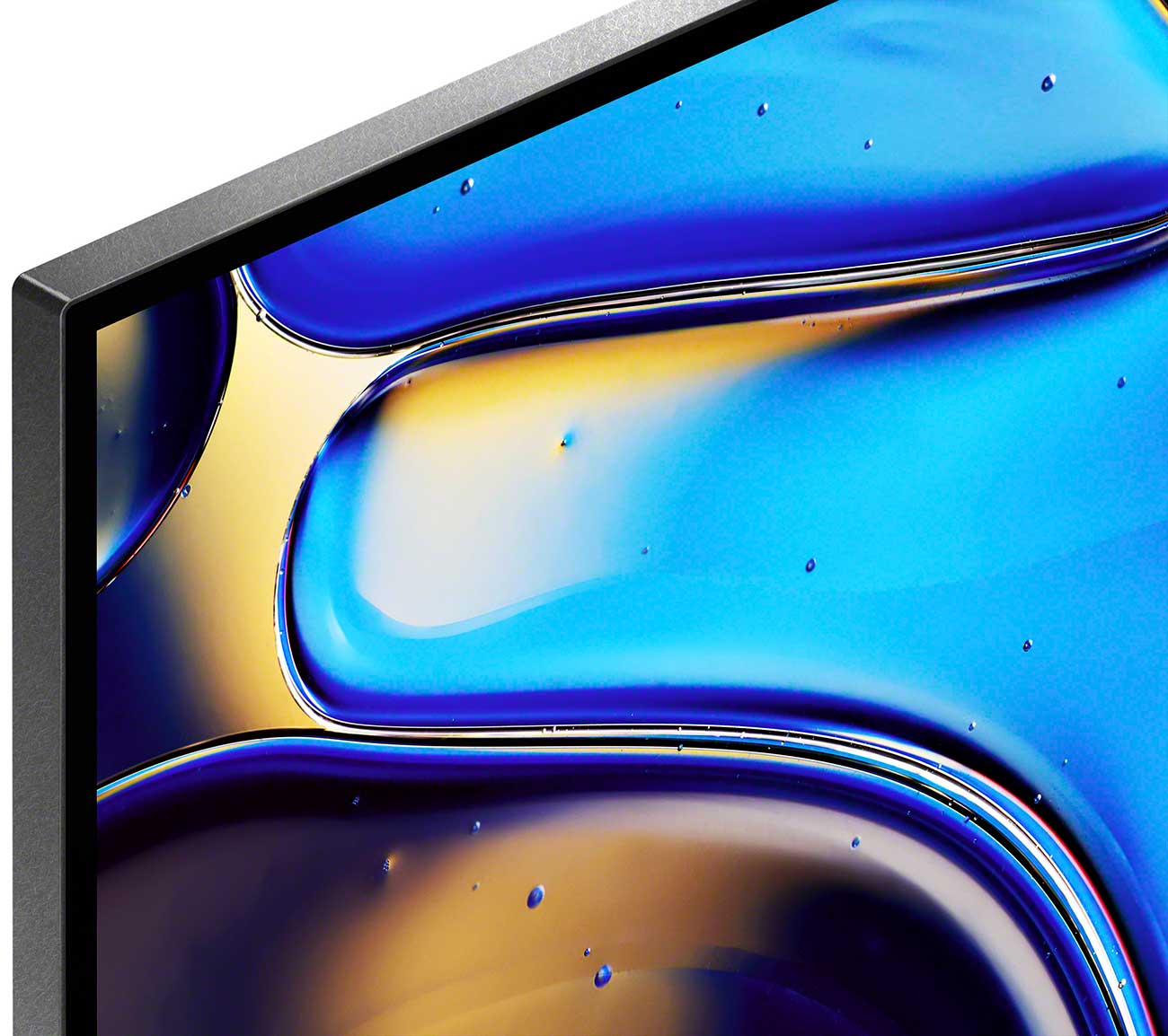 Close Up View Of The TV Bezels