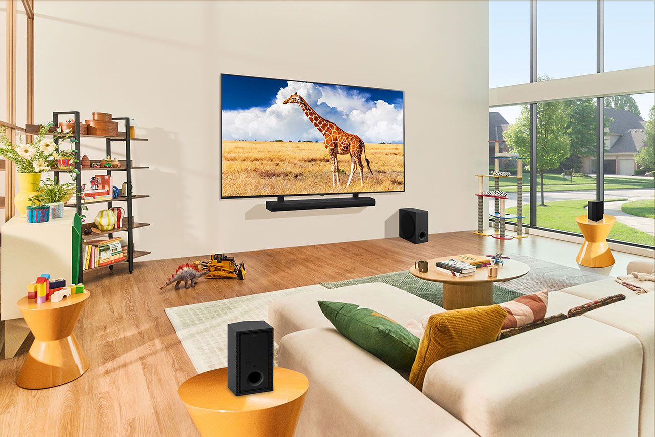 View Of TV In Living Room