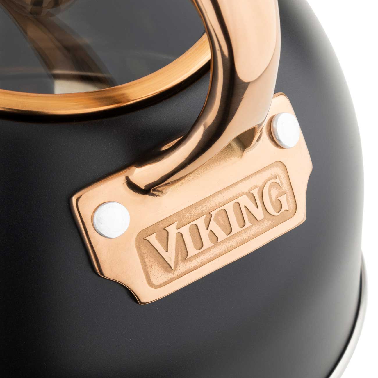 Viking Culinary Matte Black Tea Kettle 400189339BKCHC Abt