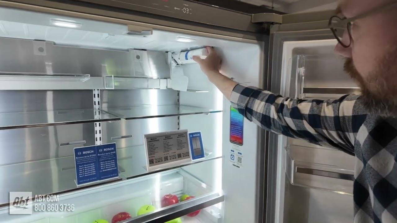 Watch How To Change The Water Filter On A Bosch Refrigerator: Ultra Clarity Pro Filter