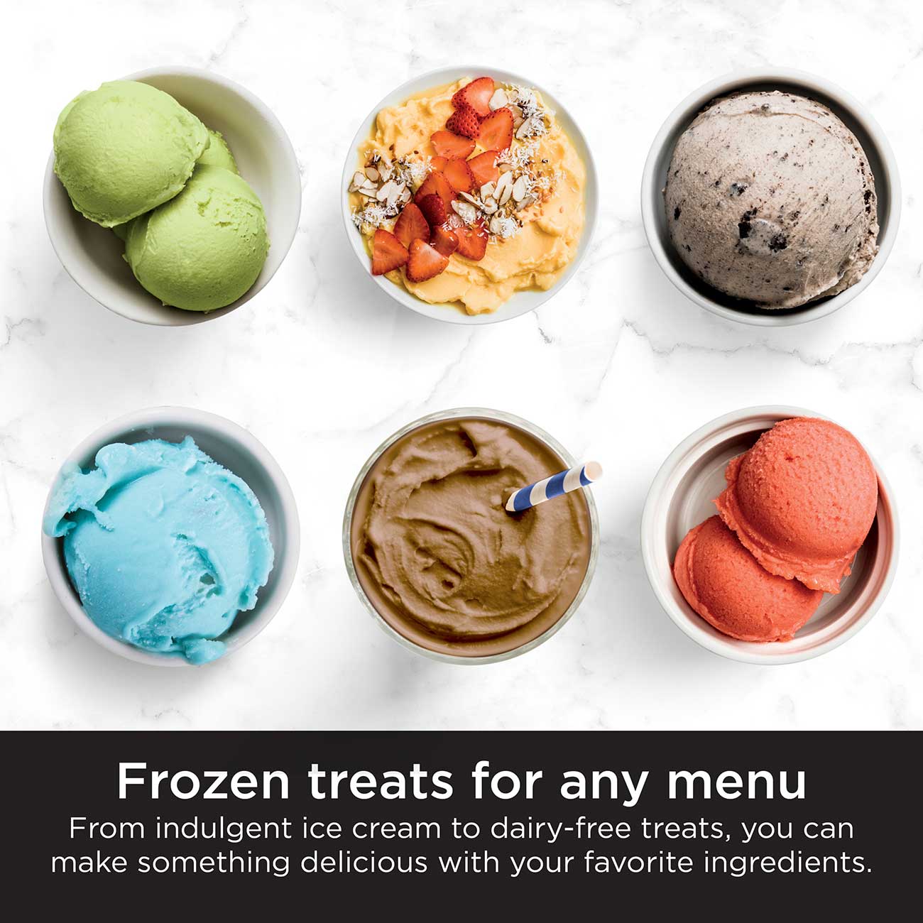 CREMI 7-in-1 Ice Cream Maker Variety Detail