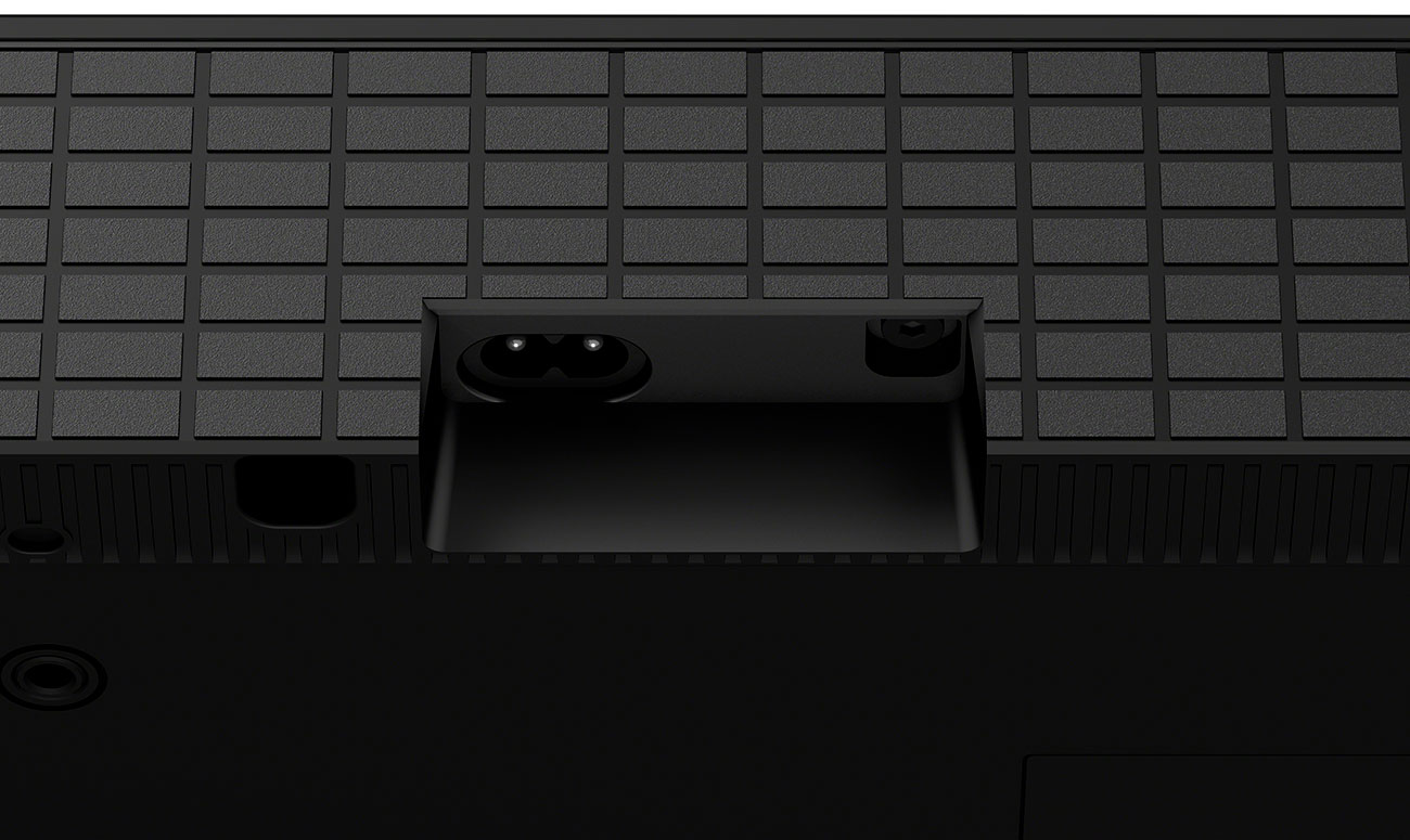 Rear View of Sony Soundbar Power Port