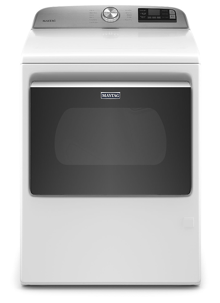 Front of dryer in White.