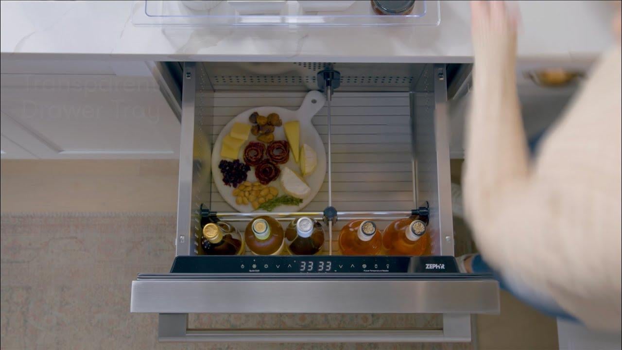Watch Zephyr Presrv Refrigerator Drawers | Drawer Organization | PRRD-AS | PRRD-AS-OD