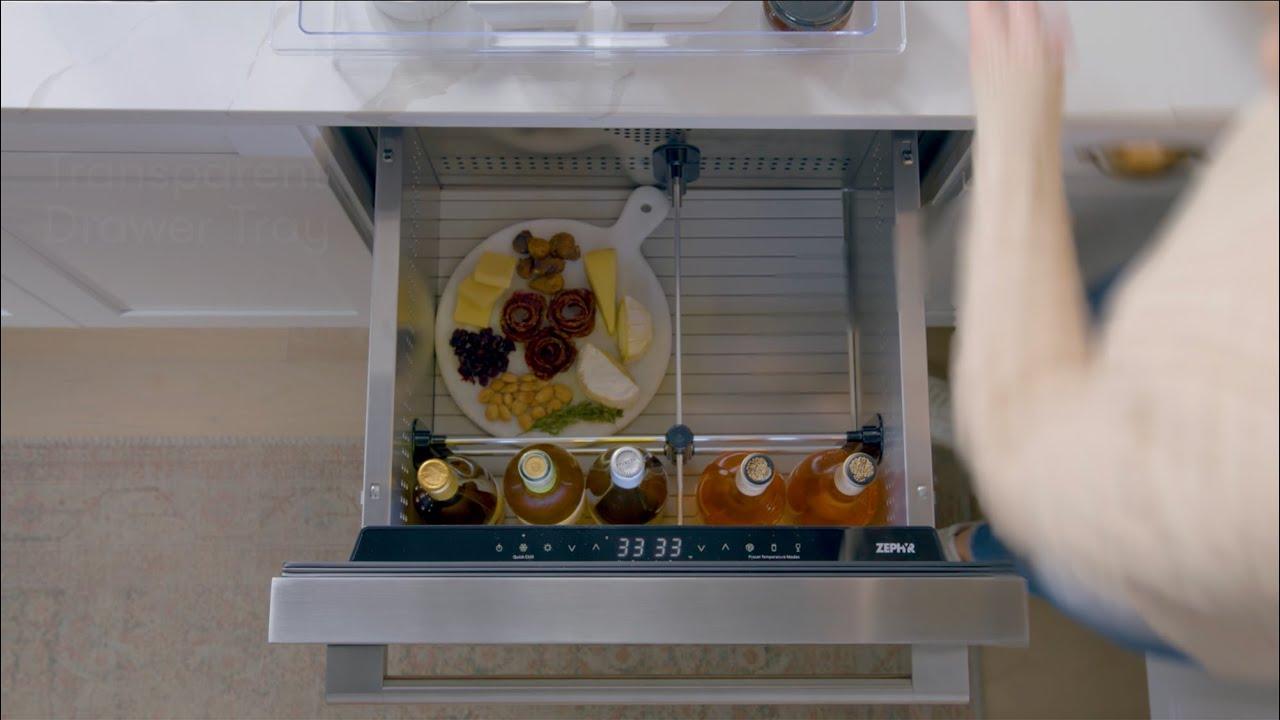 Watch Zephyr Presrv Refrigerator Drawers | Drawer Organization | PRRD-AS | PRRD-AS-OD