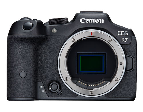 Front View Image of Canon EOSR7 Camera
