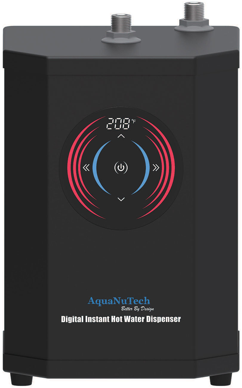 Front view of instant hot water dispenser
