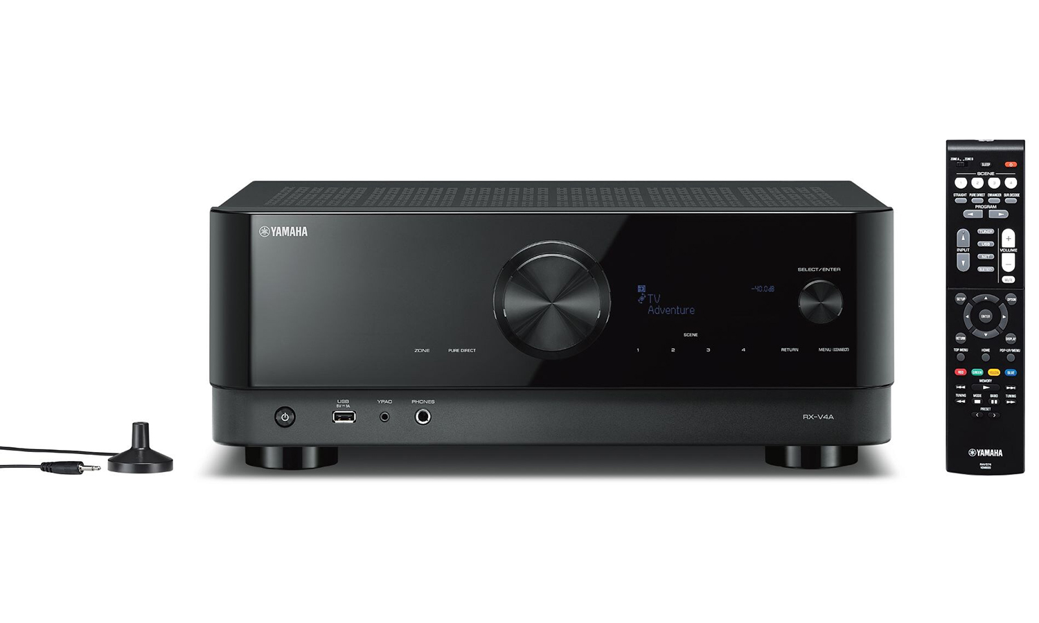 Yamaha Black 5.2 Channel AV Receiver With 8K HDMI And MusicCast - RX-V4ABL