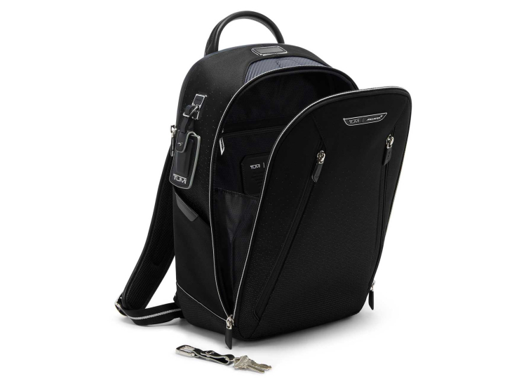 TUMI I Black / Orange Velocity Backpack Night Galaxy TUMI I Black / Orange Velocity Backpack Night Galaxy