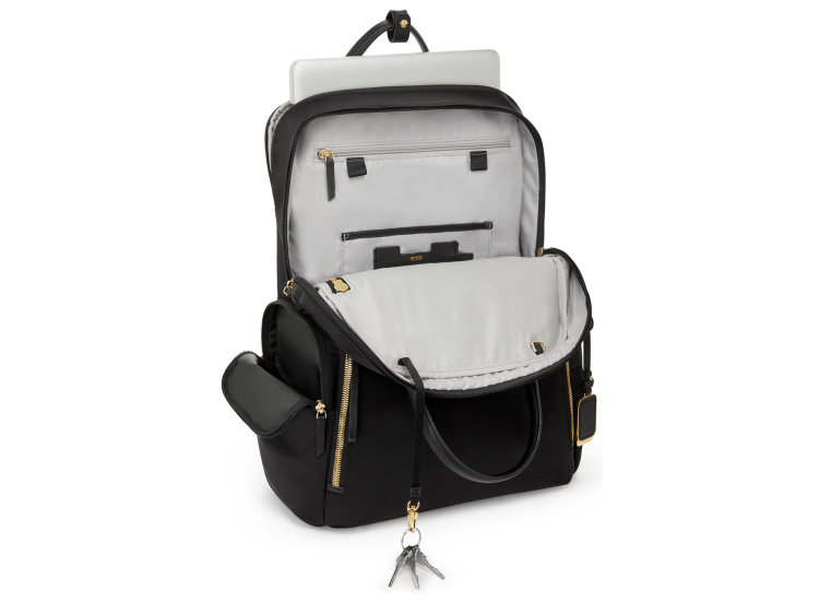 TUMI Voyageur Atlanta Backpack In Black/Gold 146574-2693 TUMI Voyageur Atlanta Backpack In Black/Gold 146574-2693