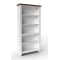 Legends Furniture Hampton Barnwood w/ Jasmin White Bookcase