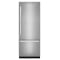 JennAir NOIR Refrigerator Panel Kit Right Swing 30 Inch in Stainless Steel