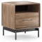BDI Linq Bedroom Nightstand 22-Inch in Natural Walnut
