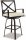 Sunset West La Jolla Swivel Bar Stool in Espresso | Canvas Flex Sunbrella - SW401-7B-FLAX-STKIT