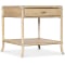 Hooker Furniture Living Room Retreat Pole Rattan End Table in Dune