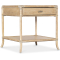 Hooker Furniture Living Room Retreat Pole Rattan End Table in Dune