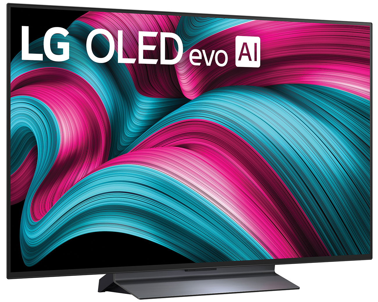 Front Left View of LG OLED 4K Smart TV 