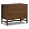 Four Hands Sullivan Nightstand with 3 Drawers in Saddle Tan Veneer