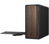 HP OmniDesk Desktop Intel Core Ultra 7 265 32GB RAM 2TB SSD in Dark Wood - M03-0060