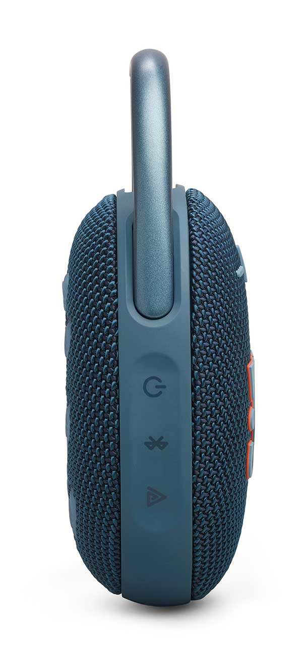 Left Side view Portable Clip 5 Speaker