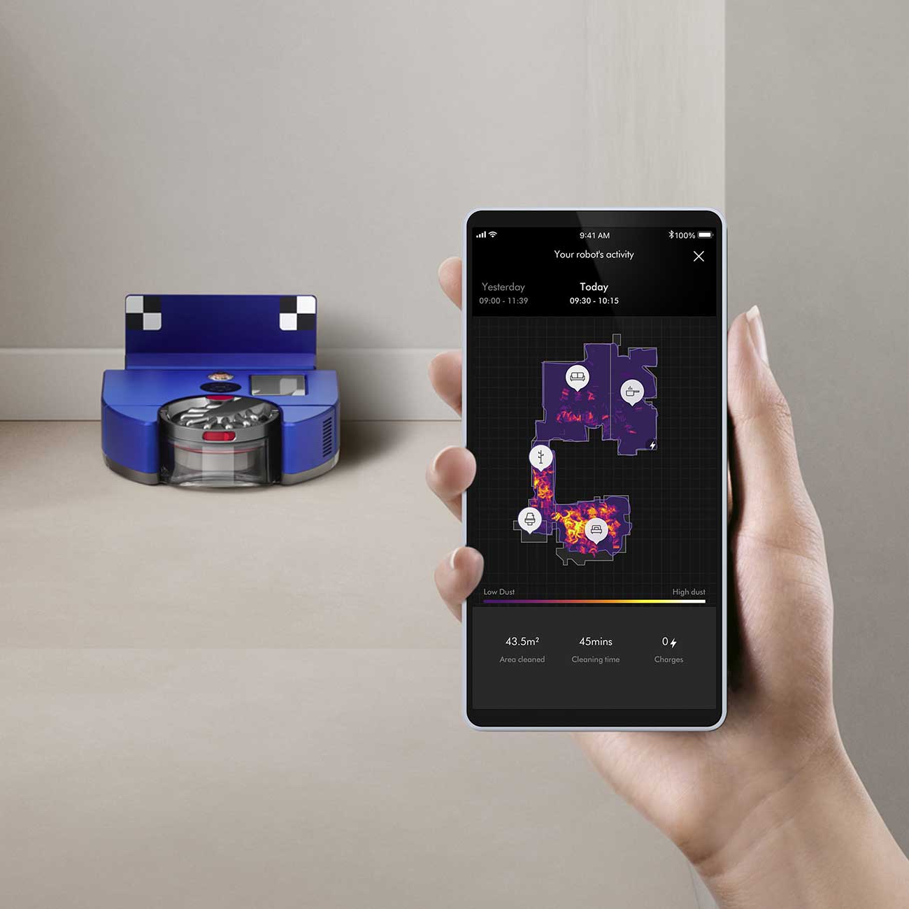Dyson Robotic Vacuum App Control Detail 2