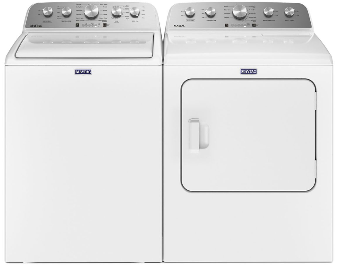Washer with a dryer.