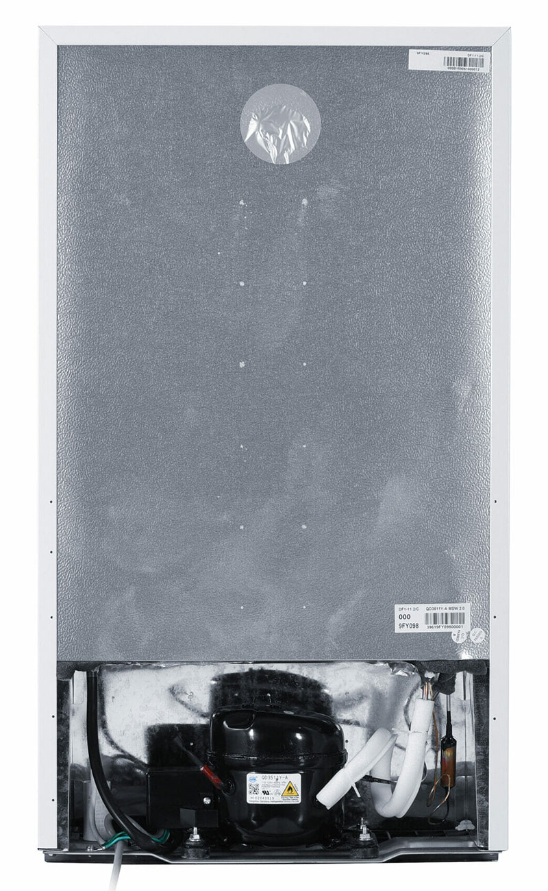 Back View Of Danby Compact Refrigerator