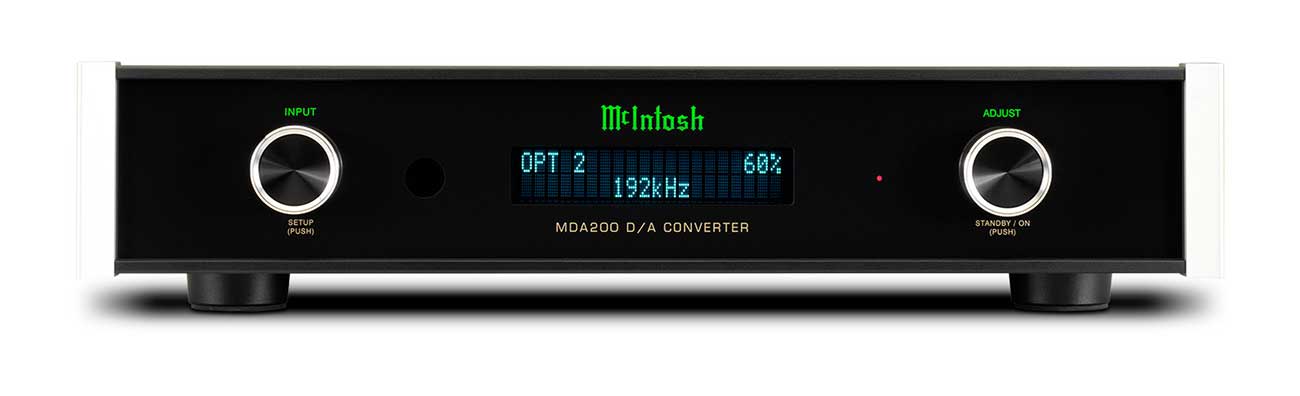 McIntosh MDA200 D/A Converter In Black MDA200 Abt