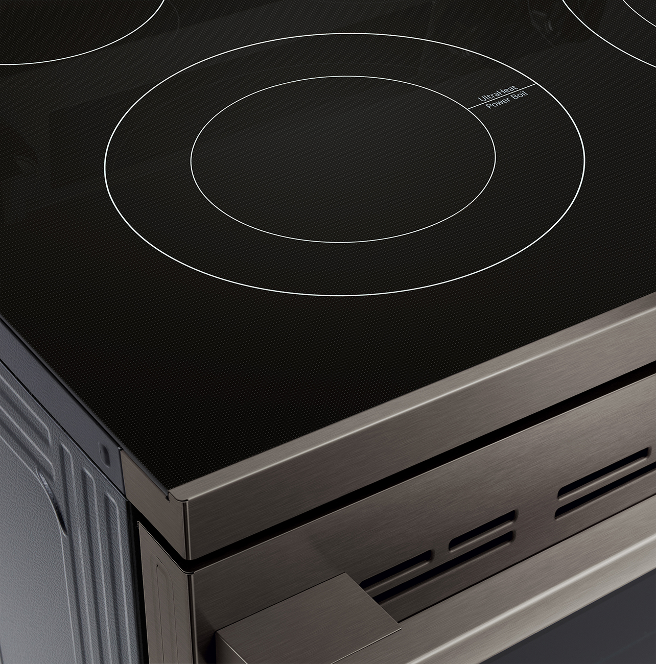 Dual Burner View of LG Electric Range