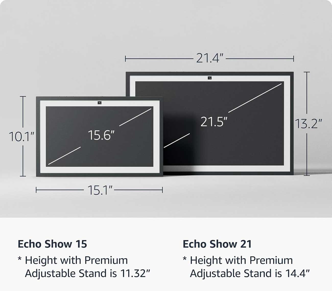 Echo Show Dimensions Detail