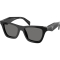 Prada Sunglasses 51mm in Black with Polarized Dark Grey Lenses