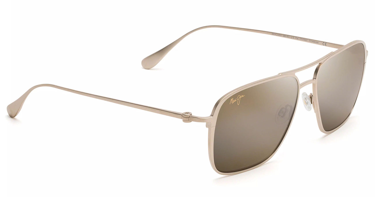 Maui Jim Beaches Asian Fit Polarized Sunglasses GoldBronze 57mm H541N16A