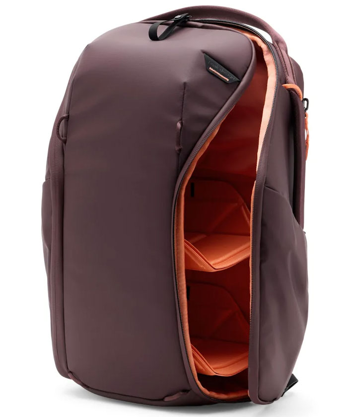 Front Right View of the Peak Design Backpack