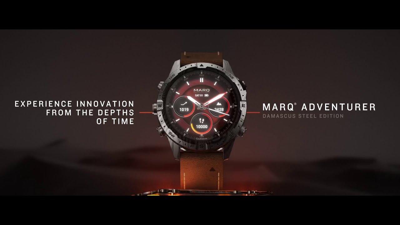 Watch Garmin | MARQ Damascus Steel | A Commitment to Craftsmanship