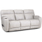 HomeStretch Jaguar Power Reclining Sofa in Pebble Leather