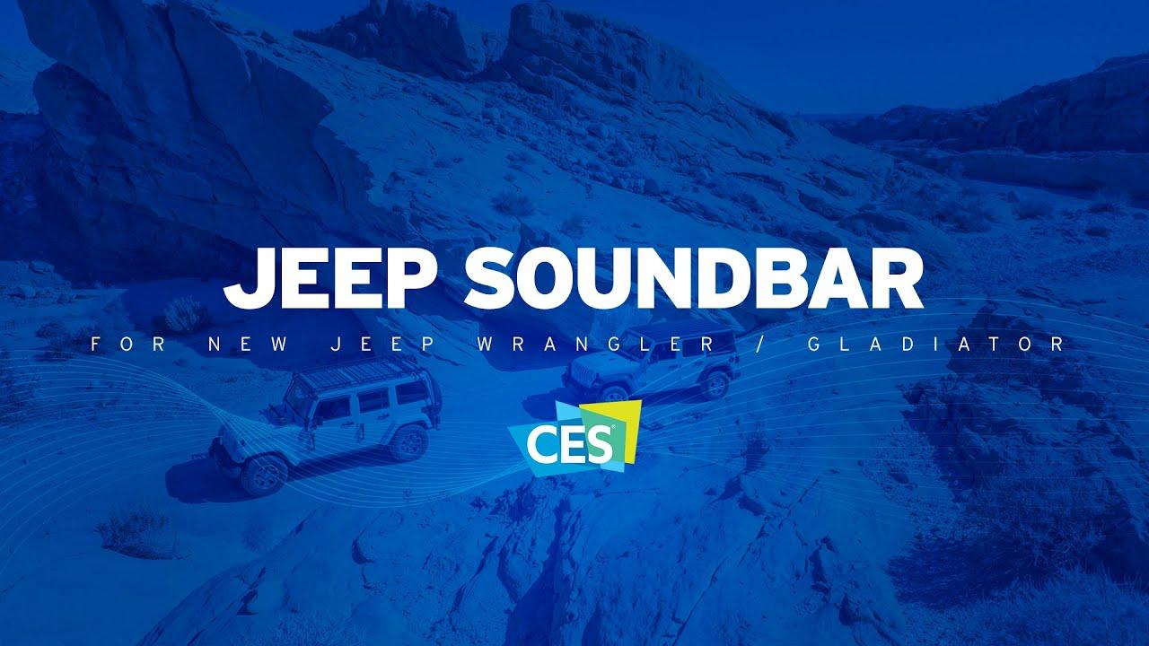 Watch Alpine | CES 2020 | Jeep Wrangler and Gladiator Soundbar | SPV-65-JLT