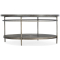 Hooker Furniture Living Room Round Cocktail Table In Medium Wood Finish
