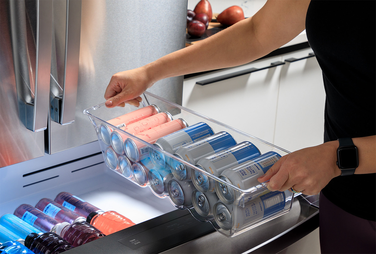 Caddy view of GE Profile Refrigerator