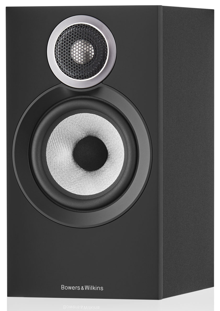 Bowers & Wilkins 600 Series 607 S3 2-Way Bookshelf Speakers in Black (Pair)