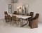 Thumbnail Image: Bernhardt Hadleigh Dining Table in White Plaster | Rustic Gray