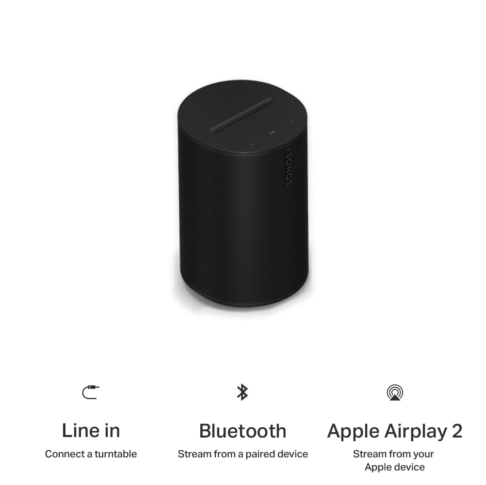 Front View of Sonos Wireless Speaker Features