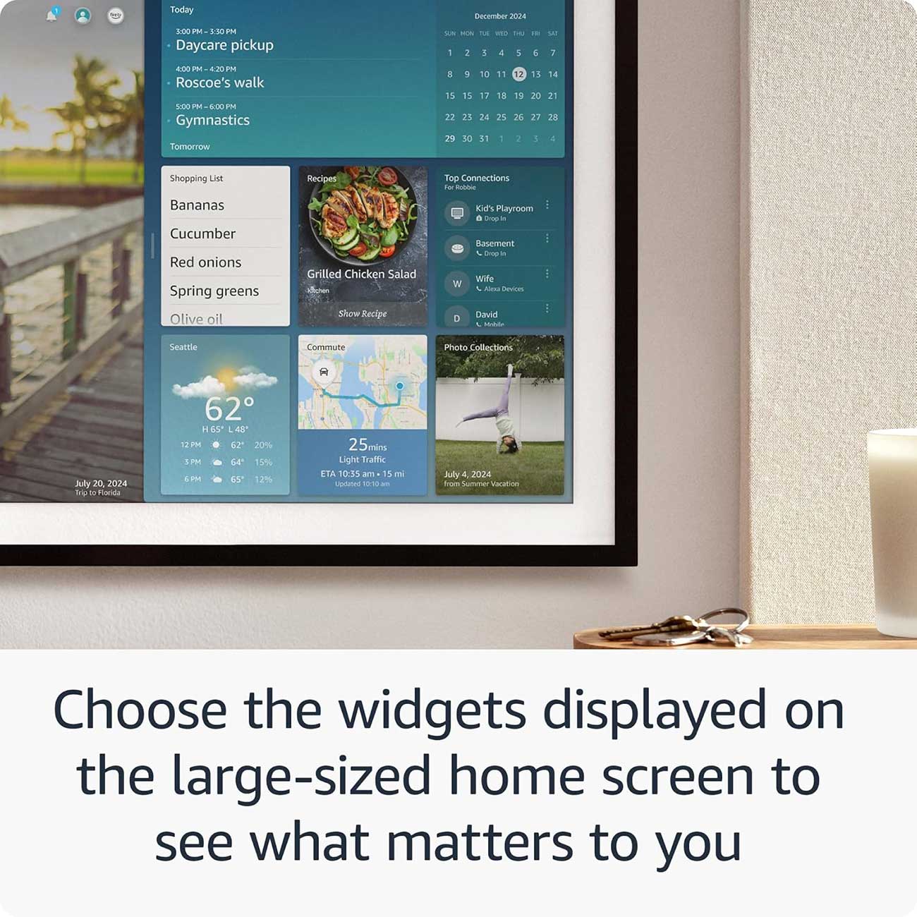Echo Show Customizable Widgets Detail