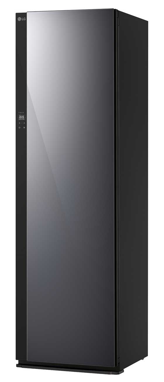 Front Left view of LG Styler Smart Steam Closet 