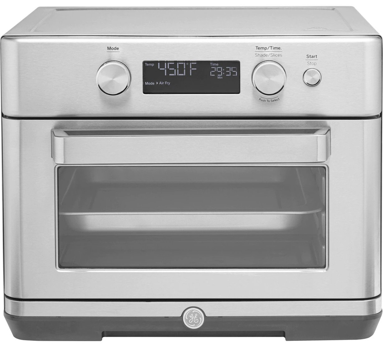 GE Stainless Steel Digital Air Fry 8-in-1 Toaster Oven