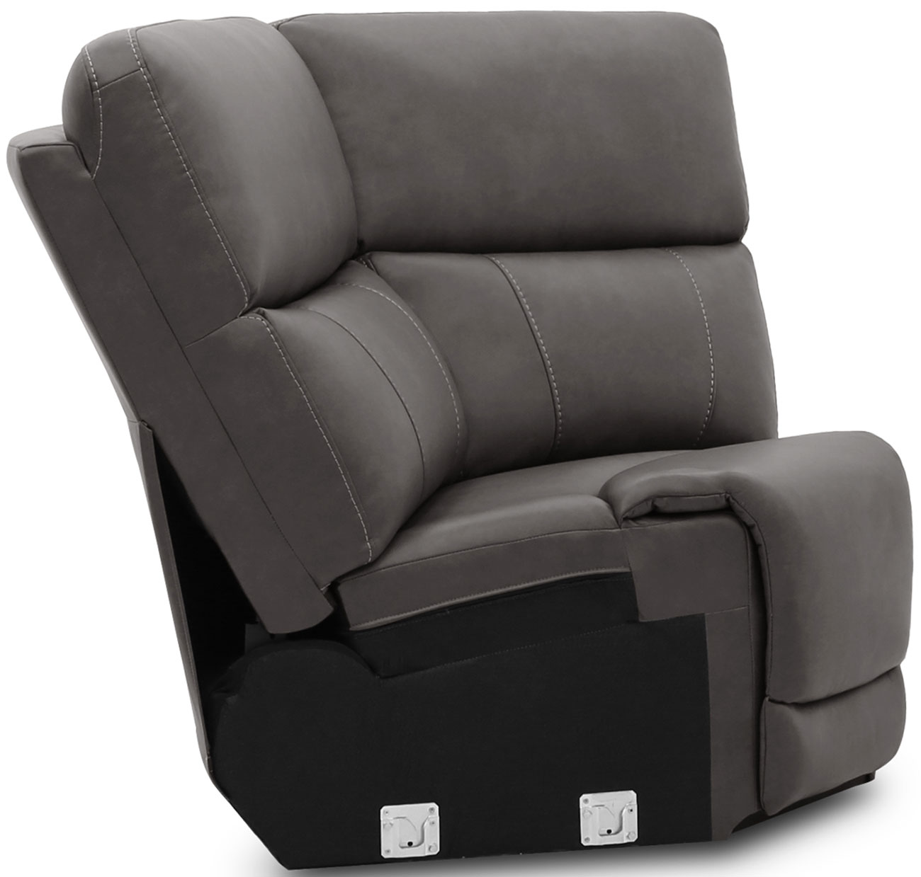 Flexsteel Carter Full Wedge in Smoke Fabric