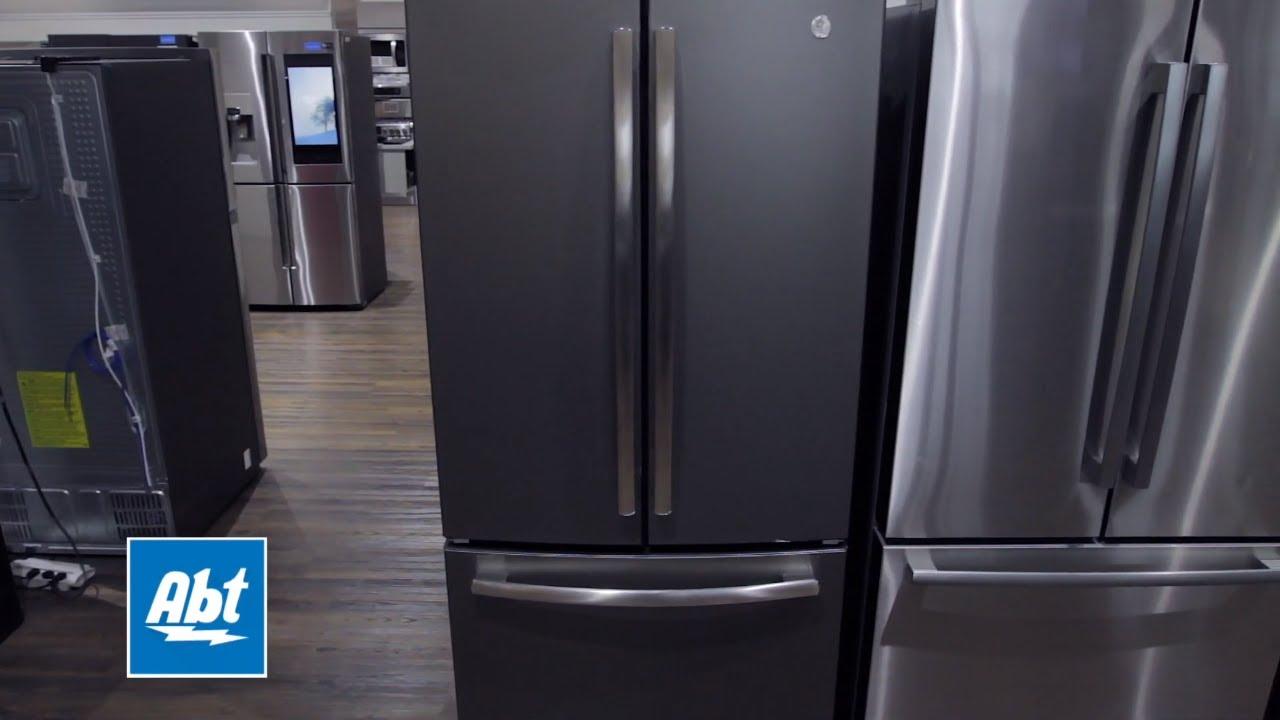 Watch GE 18.6 Cu. Ft. Counter-Depth French-Door Refrigerator
