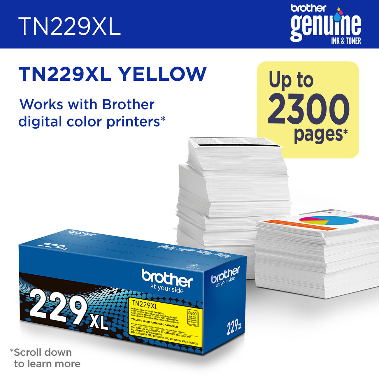 Brother - TN229XLY - Printer Ink & Toner