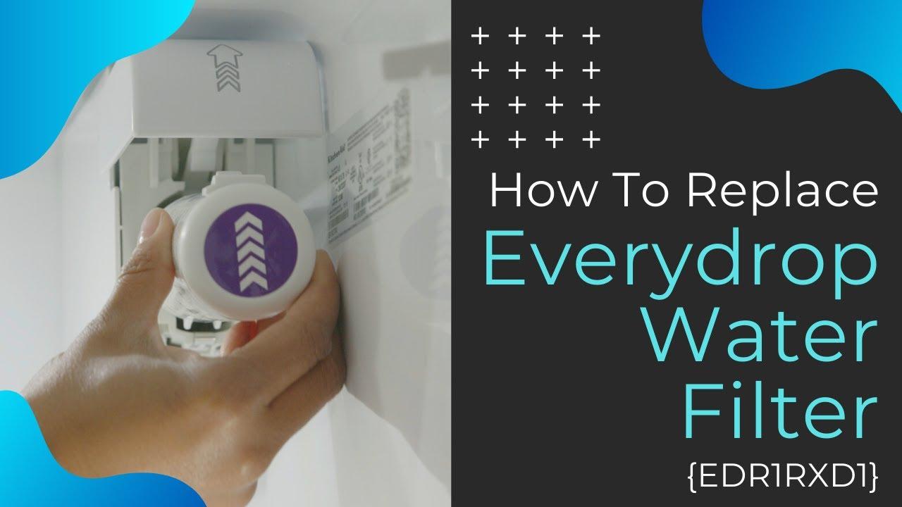 Watch How To Replace Whirlpool Refrigerator Water Filter EDR1RXD1